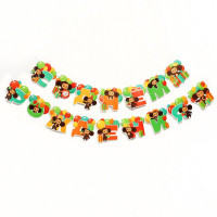Гирлянда-растяжка "С Днем Рождения" Чебурашка 272см арт.10040482