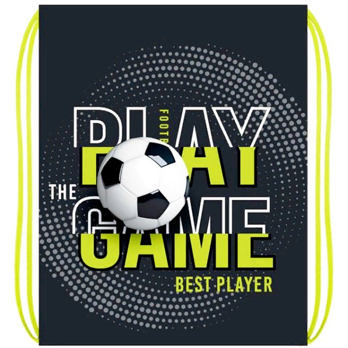 Сумка для сменной обуви 1 отделение (Оникс) МО-26-1 Play The Game 370х470 мм