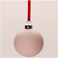 Шар пластик 06см матовый цв.пудровый 131 арт.РШ5331