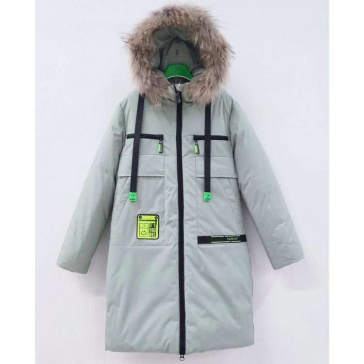 Куртка зимняя для девочки (MULTIBREND) арт.dux-A-6-5-1 цвет мятный