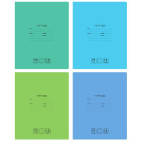 Тетрадь 18 листов линия (BG) Отличная цветное ассорти арт Т5ск18 11780