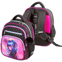 Ранец для девочек школьный (deVENTE) Grade. Hey Girl + брелок 37x28x16см арт.7033531
