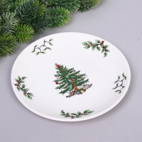 Тарелка керамическая "Ёлочка" 23*2см арт.893-259