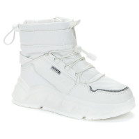 Дутики для девочки (CROSBY) белый верх-текстиль подкладка - искусственная шерсть  артикул 238165/08-05