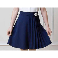 Юбка для девочки (ГЕРМИОНА) ткань 07 арт.4180-07 размер 30/122-34/140 цвет синий