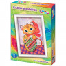 Плетение нитками по гвоздикам Сладкий котик (ДК) арт.03686