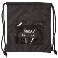 Сумка для сменной обуви 1 отделение (deVENTE) Ninja карман на молнии 35х40 см арт.7048466