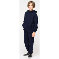 Костюм спортивный для мальчика арт.1831/1831.1 размер 34/134-46/170 трикотажный цвет темно-синий