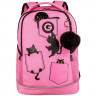 Рюкзак для девочек школьный (Grizzly) арт.RG-663-2/2 розовый 28х38х18 см