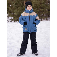 Комплект зимний для мальчика (BATIK) арт.ТОРН размерный ряд 34/134-38/146 цвет серо-голубой