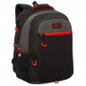 Рюкзак для мальчиков (GRIZZLY) арт RU-132-4/1 черный - красный 31х42х22 см