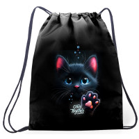 Сумка для сменной обуви 1 отделение (Stavia) Котенок с лапкой мультиколор 360х430мм. арт.84293