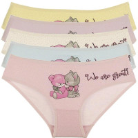 Трусы для девочки арт.411191B размер 34/134-140 (8/9) цвет в ассортименте 100% хлопок
