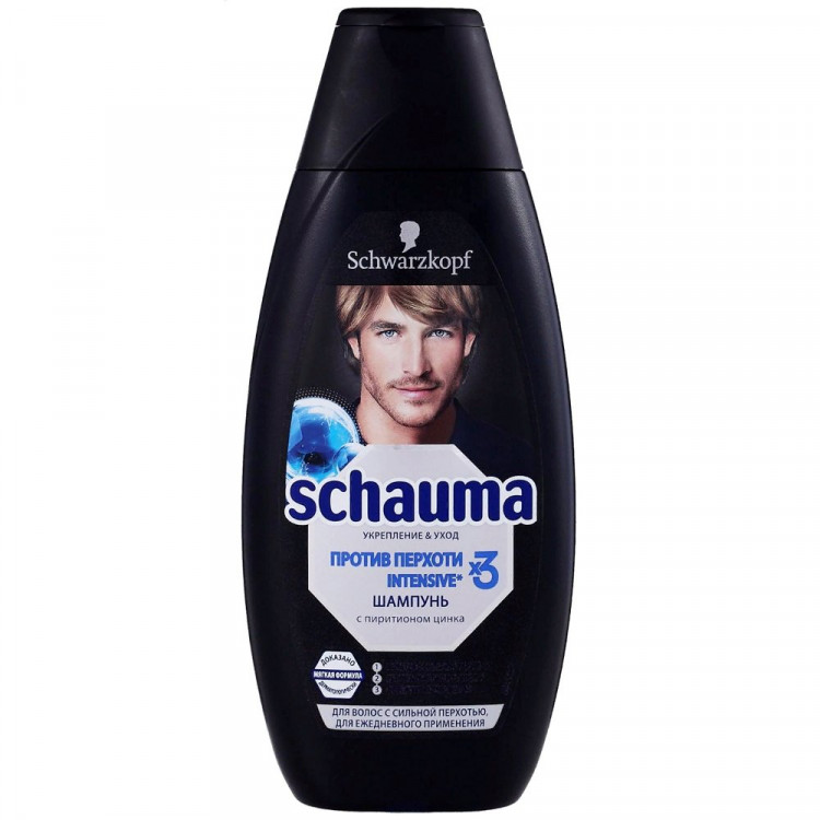 Шампунь для волос Schauma 380 мл MEN Интенсивный (Ст.10)