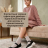 Туфли для девочки (Сказка) черный верх-искусственная кожа подкладка-натуральная кожа размерный ряд 32-37 арт.R231894779DB