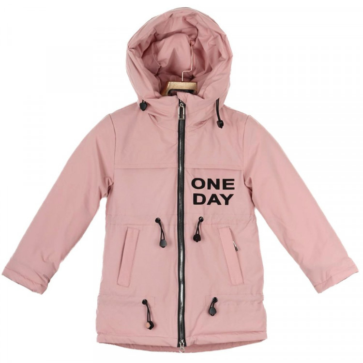 Куртка осенняя для девочки (Yibeier ) размерный ряд 26/98-30/122, артикул eks-23-1-2 ,цвет розовый