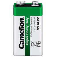 Батарейки крона Camelion 6F22 9V солевая BL1 (цена за упаковку)