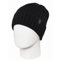 Шапка зимняя для мальчика (Carrera) арт.SHM-117/FL размер 56-58 цвет черный