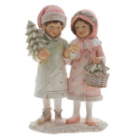Статуэтка декоративная "Дети на прогулке" 19,5см арт.811161