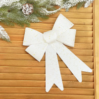 Украшение декоративное "Бант" 22*28см "Зимнее волшебсто" цв.золото арт.185-0917