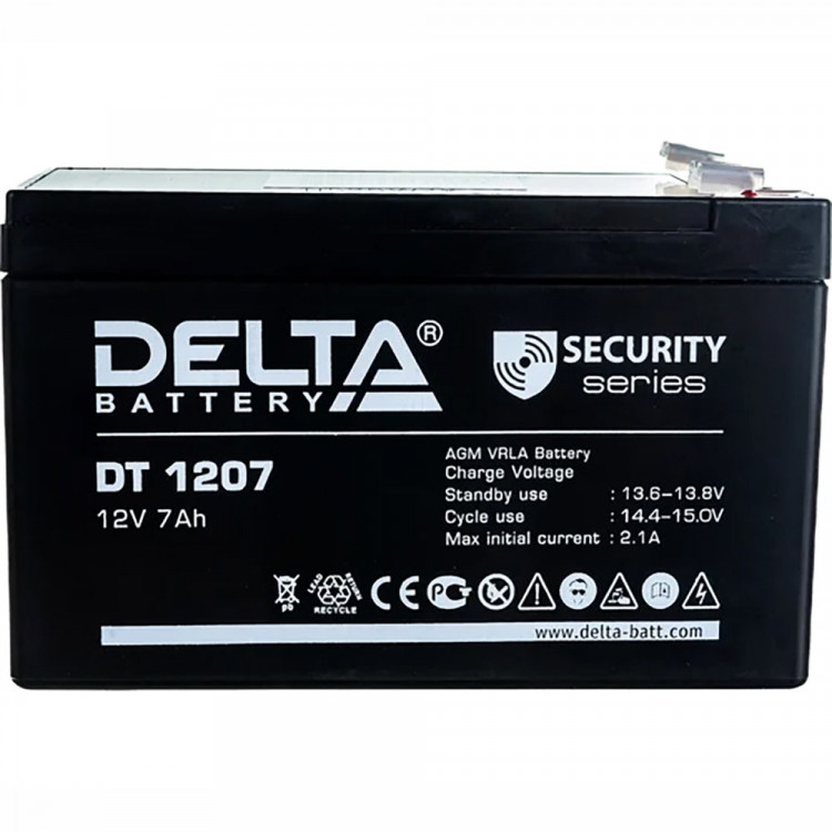 Аккумуляторная батарея для ИБП Delta DT 1207 12В 7Ач