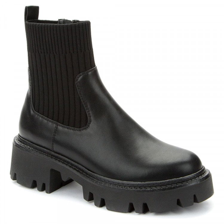 Ботинки для девочки (BETSY) черный верх-искусственная кожа/текстиль подкладка - байка артикул 938033/04-01