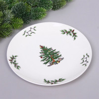 Тарелка керамическая "Ёлочка" 26*2,2см арт.893-260