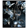 Тетрадь А5 клетка 48 листов скоба (ErichKrause) Glass Butterflies матовая ламинация выборочный УФ-лак ассорти арт.63315