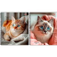 Тетрадь А5 клетка 80 листов на гребне (Profit) Уютные котики мелов. обл. асс. арт.80-8926