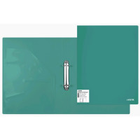 Папка на 2-х кольцах А4 35мм D-30мм пл. 0,65мм аквамариновая Marandi deVENTE с внут.карманом арт.308