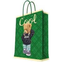 Пакет подароч. бумаж. 26*32,4см "Мишка" арт.91887FE