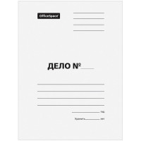 Обложка "ДЕЛО" 440г/м2 немелованный картон арт.315493 (Ст.200)
