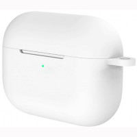 Чехол для Airpods PRO силиконовый, белый