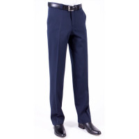 Брюки для мальчика (OVAS) Геометрия зауженный силуэт размер 28/122-36/146 цвет синий