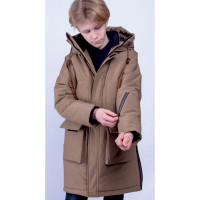 Парка зимняя для мальчика (OVAS) арт.Винтер цвет кэмел