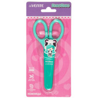 Ножницы детские 135мм пластиковые ручки (deVENTE) NicoNico:-) мятные защитный футляр арт.8010325