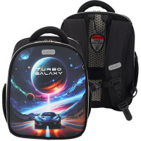 Ранец для мальчика школьный deVENTE Турбо-Галактика (Turbo Galaxy) + часы 35x27x13см арт.7033623