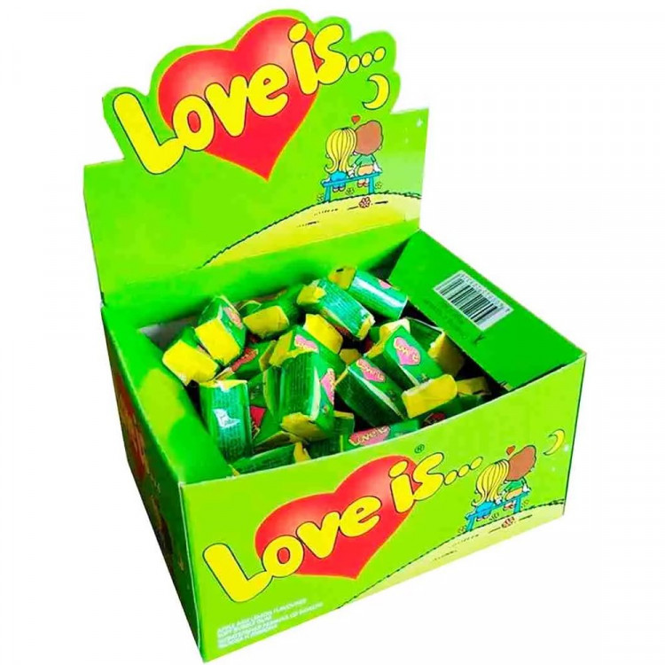 Жев. резинка LOVE IS 4,2гр яблоко/лимон (Ст.100/20)