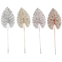 Украшение декоративное "Ветка. Листья" 77см асс. арт.762504