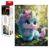 Алмазная мозаика 20х25см (Феникс) Маленький единорог без подрамника полное заполнение арт.70795