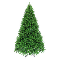 Елка 240см "Сурская" (хвоя литая+ПВХ, ветки отгибные, подставка металл) арт.1039824