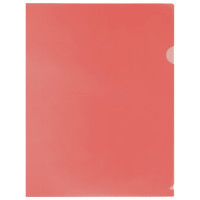 Папка-уголок "deVENTE. Tropicana" A4 (220x310 мм) 180 мкм, гладкая фактура , полупрозрачная красная