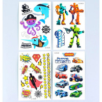Татуировка на тело "Машинки,Пираты,Роботы,Супергерои" 11*20см арт.4627354