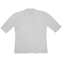 Водолазка (Делорас) 3/4 рукав цвет белый арт.M63711 размерный ряд 34/134-46/170