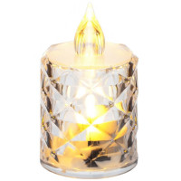 Свеча LED на батарейках (3*LR54) 3,5*6,5см арт.814004 (Ст.24)