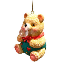 Украшение декор.подвеска фигурка "Сладкоежка. Мишка" 06,5см арт.95520