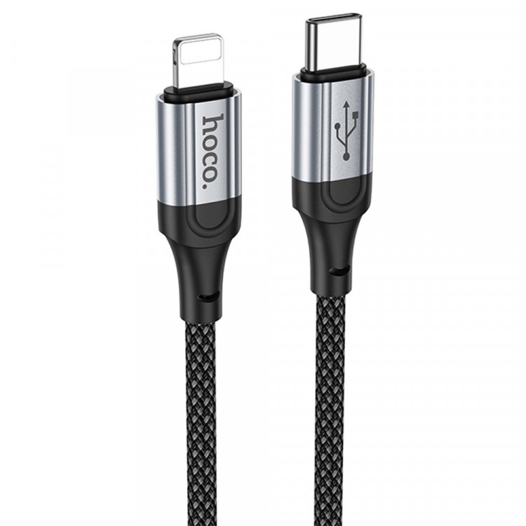 Кабель Type-C - Lightning HOCO X102 Fresh iP, 1 м, черный