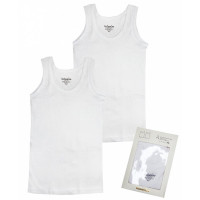 Майка для мальчика размер 128-158 100% х/б цвет белый арт.12821 K KATAMINO