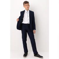 Костюм для мальчика (BROSTEM)  артикул 802-H8П (пиджак+брюки) размер 28/128-36/152 цвет синий