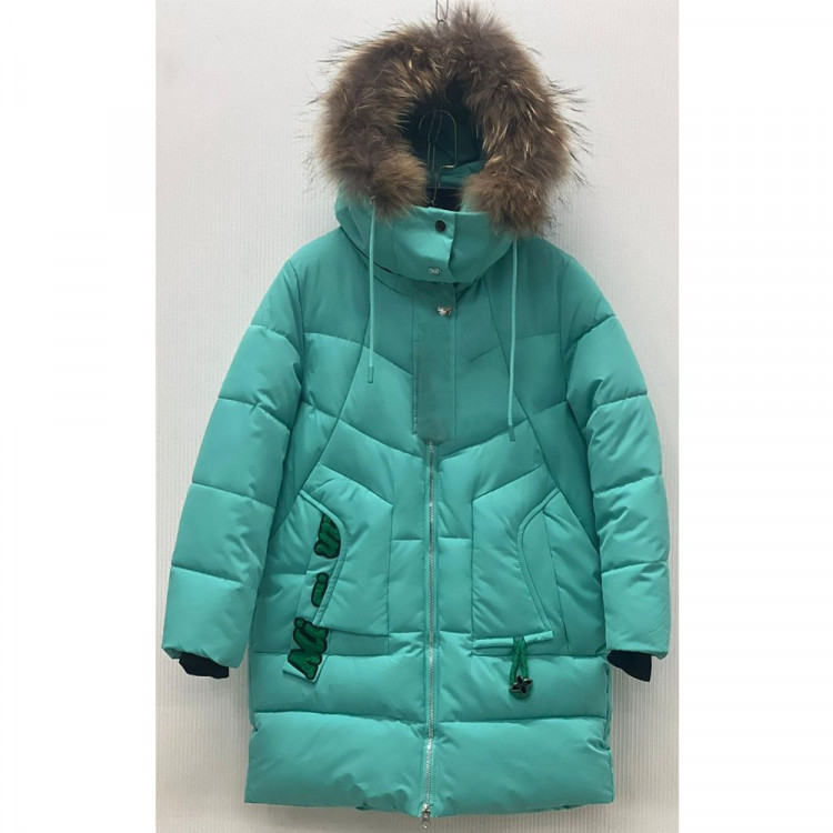 Куртка зимняя для девочки (MULTIBREND) арт.dyl-M-681-2 цвет бирюзовый